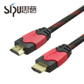 SIPU china suppliers 24K gold-plated nylon braided 4k 2.0v hdmi cord